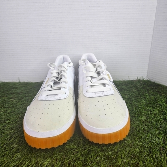 Puma Cali Exotic White Sneakers 369653-01 Women's Size 10 - Picture 6 of 8